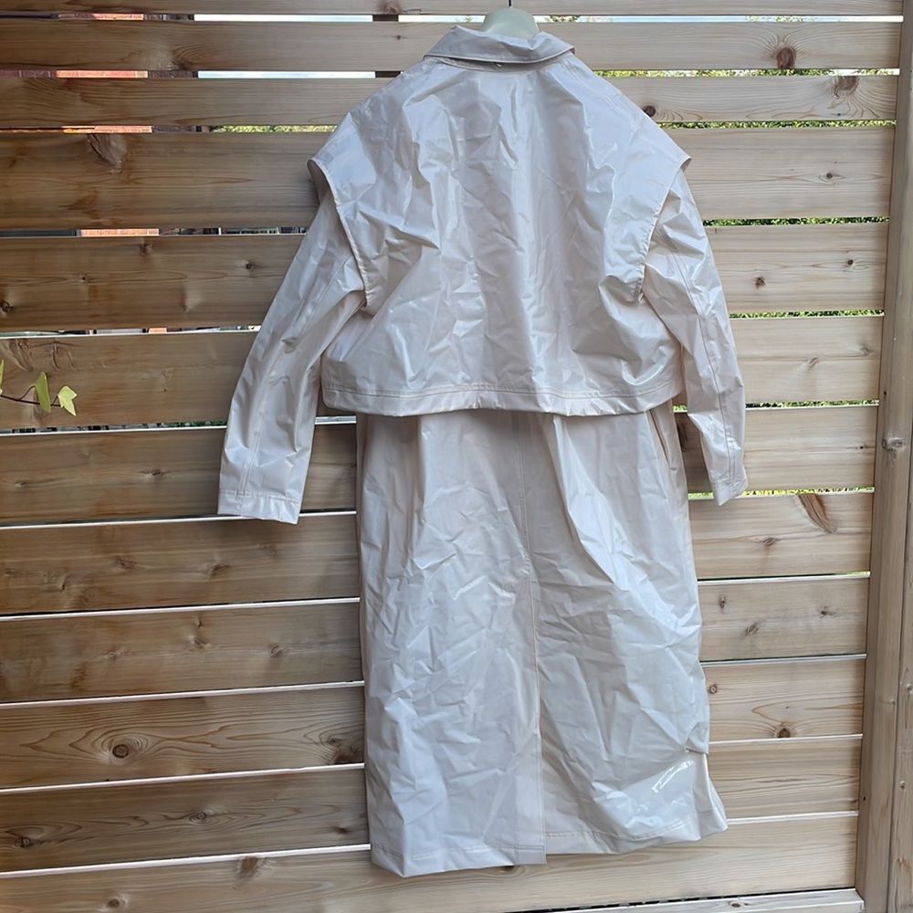 SSENSE Remain birger Christensen hana storm flap raincoat nwot - Picture 16 of 16